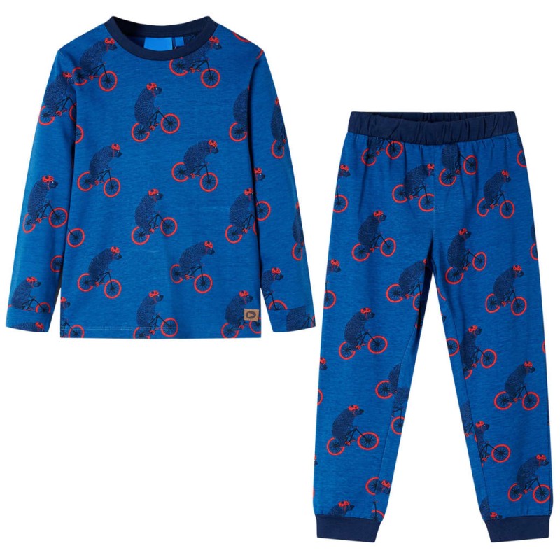Kinderpyjama mit Langen Ärmeln Petrolblau 92 Kinderpyjama mit Langen Ärmeln Petrolblau 92