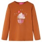 Kinder-Langarmshirt Cognac 104 Kinder-Langarmshirt Cognac 104