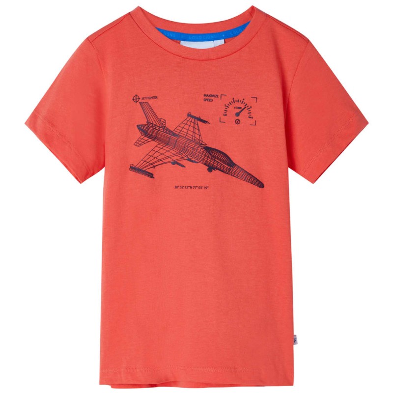 Kinder-T-Shirt Hellrot 128 Kinder-T-Shirt Hellrot 128