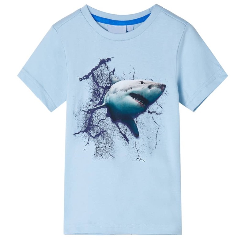 Kinder-T-Shirt Hellblau 104 Kinder-T-Shirt Hellblau 104