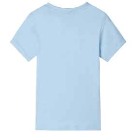 Kinder-T-Shirt Hellblau 128