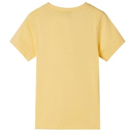 Kinder-T-Shirt Gelb 128