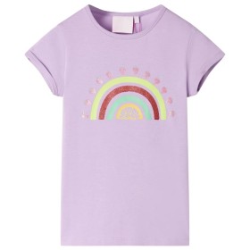 Kinder-T-Shirt Lila 128