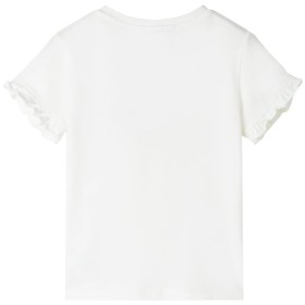 Kinder-T-Shirt Ecru 140