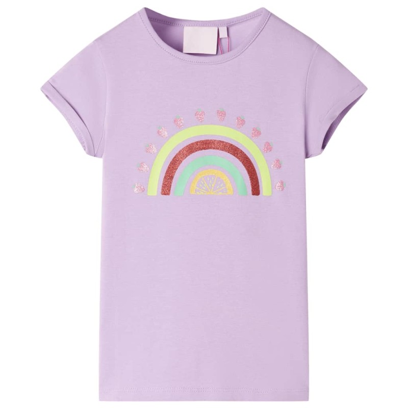Kinder-T-Shirt Lila 104 Kinder-T-Shirt Lila 104