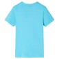 Kinder-T-Shirt Aquablau 128 Kinder-T-Shirt Aquablau 128
