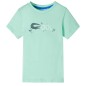Kinder-Kurzarmshirt Hellgrün 128 Kinder-Kurzarmshirt Hellgrün 128