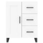 Highboard Weiß 69,5x34x180 cm Holzwerkstoff Highboard Weiß 69,5x34x180 cm Holzwerkstoff