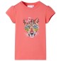Kinder-T-Shirt Korallenrosa 104 Kinder-T-Shirt Korallenrosa 104