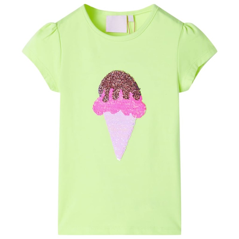 Kinder-T-Shirt Neongelb 140 Kinder-T-Shirt Neongelb 140