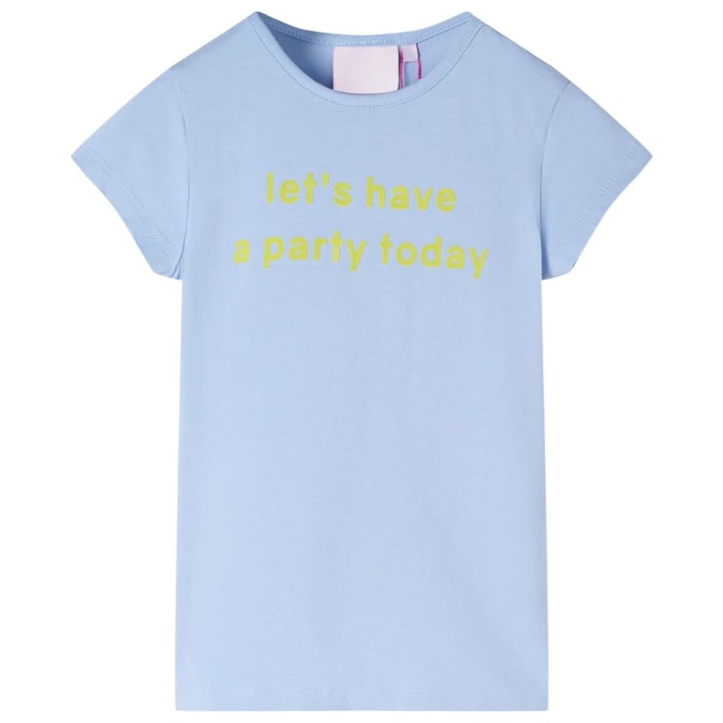 Kinder-T-Shirt Hellblau 104 Kinder-T-Shirt Hellblau 104