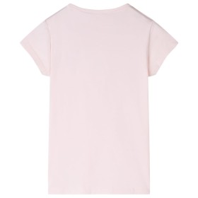 Kinder-T-Shirt Zartrosa 116