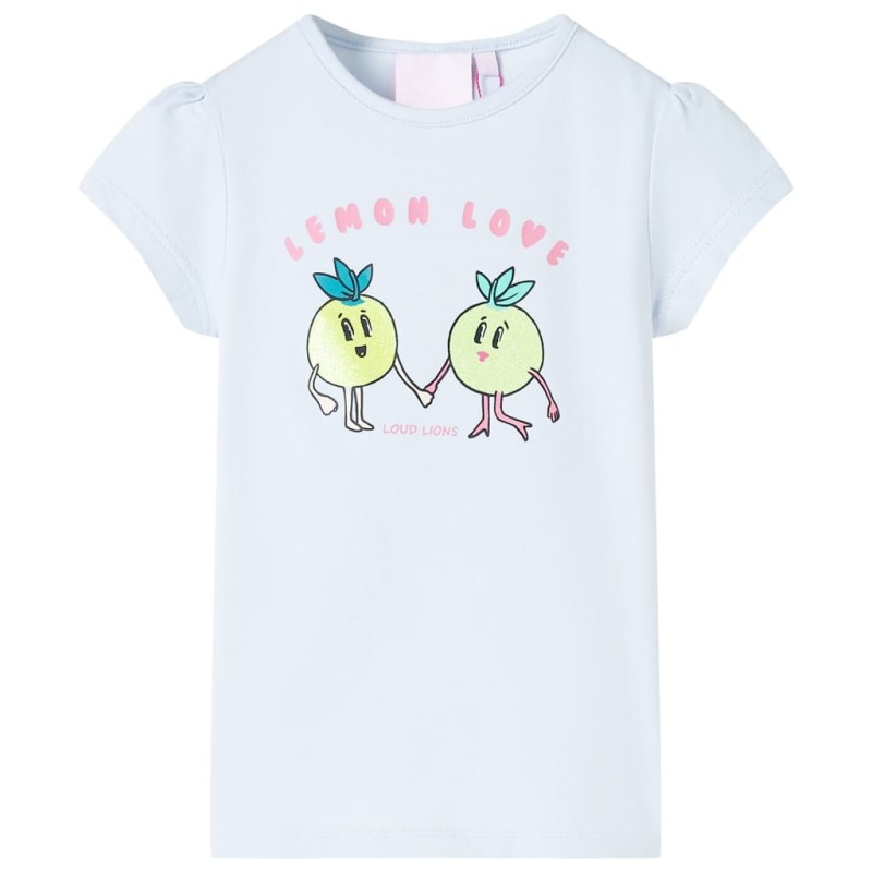 Kinder-T-Shirt Hellblau 128 Kinder-T-Shirt Hellblau 128