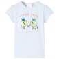 Kinder-T-Shirt Hellblau 128 Kinder-T-Shirt Hellblau 128