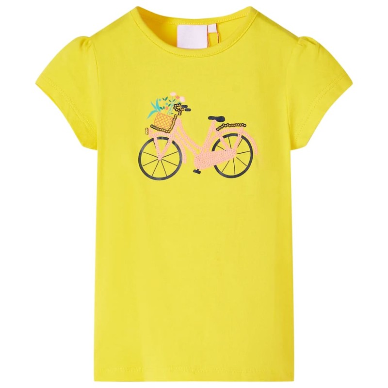 Kinder-T-Shirt Gelb 116 Kinder-T-Shirt Gelb 116