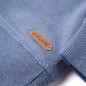 Kinder-Kapuzenpullover Blau Melange 92 Kinder-Kapuzenpullover Blau Melange 92