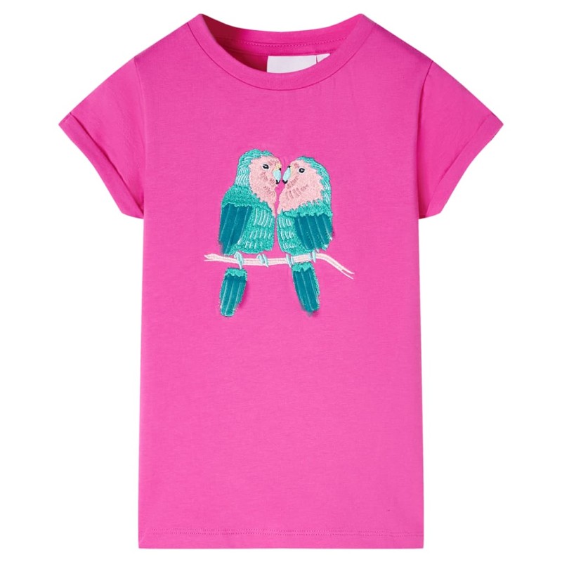Kinder-T-Shirt Dunkelrosa 92 Kinder-T-Shirt Dunkelrosa 92