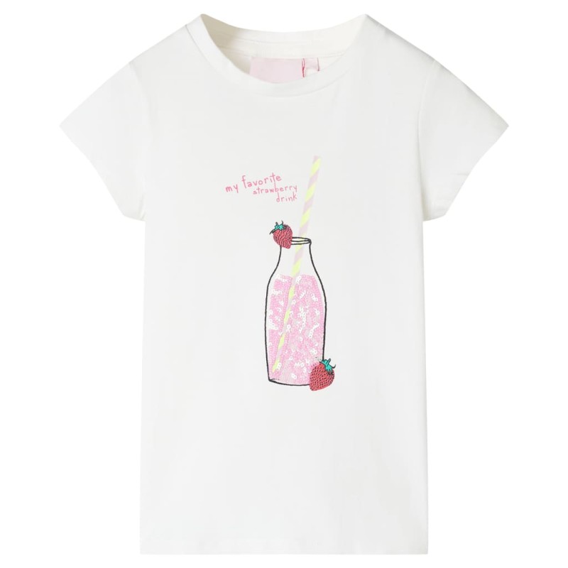 Kinder-T-Shirt Ecru 92 Kinder-T-Shirt Ecru 92