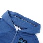 Kinder-Kapuzenpullover mit Reißverschluss Dunkelblau Melange 116 Kinder-Kapuzenpullover mit Reißverschluss Dunkelblau Melange 116