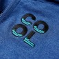 Kinder-Kapuzenpullover mit Reißverschluss Dunkelblau Melange 116 Kinder-Kapuzenpullover mit Reißverschluss Dunkelblau Melange 116