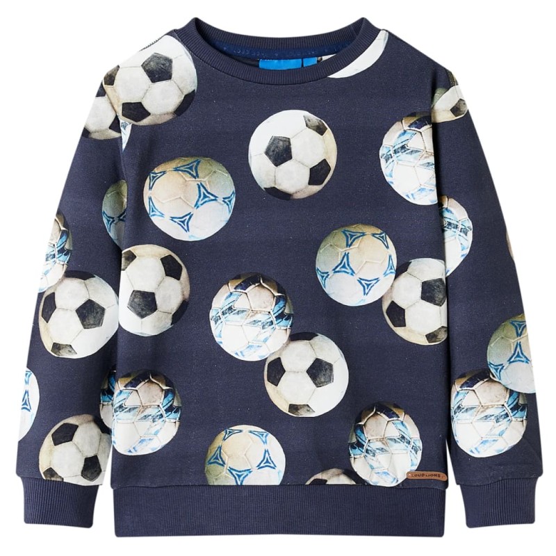 Kinder-Sweatshirt Marineblau 128 Kinder-Sweatshirt Marineblau 128