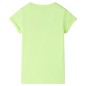 Kinder-T-Shirt Neongelb 128 Kinder-T-Shirt Neongelb 128