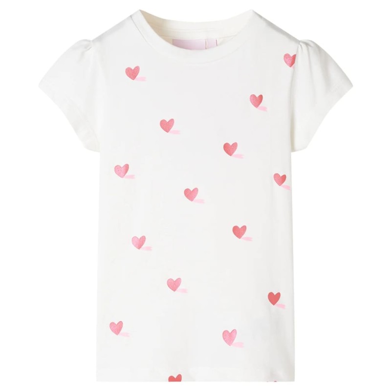 Kinder-T-Shirt Ecru 116 Kinder-T-Shirt Ecru 116