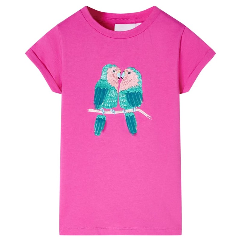 Kinder-T-Shirt Dunkelrosa 116 Kinder-T-Shirt Dunkelrosa 116