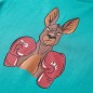Kinder-Kurzarmshirt Dunkles Minzgrün 128 Kinder-Kurzarmshirt Dunkles Minzgrün 128