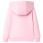 Kinder-Kapuzenpullover mit Reißverschluss Hellrosa 140 Kinder-Kapuzenpullover mit Reißverschluss Hellrosa 140