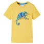 Kinder-Kurzarmshirt Helles Ocker 128 Kinder-Kurzarmshirt Helles Ocker 128