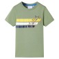 Kinder-Kurzarmshirt Hellkhaki 116 Kinder-Kurzarmshirt Hellkhaki 116