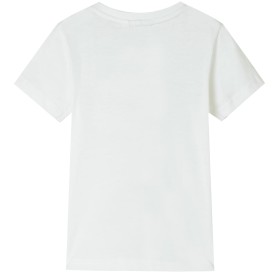 Kinder-T-Shirt Ecru 116