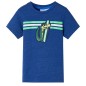 Kinder-T-Shirt Dunkelblau Melange 92 Kinder-T-Shirt Dunkelblau Melange 92