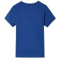 Kinder-T-Shirt Dunkelblau Melange 92 Kinder-T-Shirt Dunkelblau Melange 92