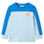 Kinder-Sweatshirt Knallblau und Hellblau 116 Kinder-Sweatshirt Knallblau und Hellblau 116