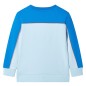 Kinder-Sweatshirt Knallblau und Hellblau 116 Kinder-Sweatshirt Knallblau und Hellblau 116