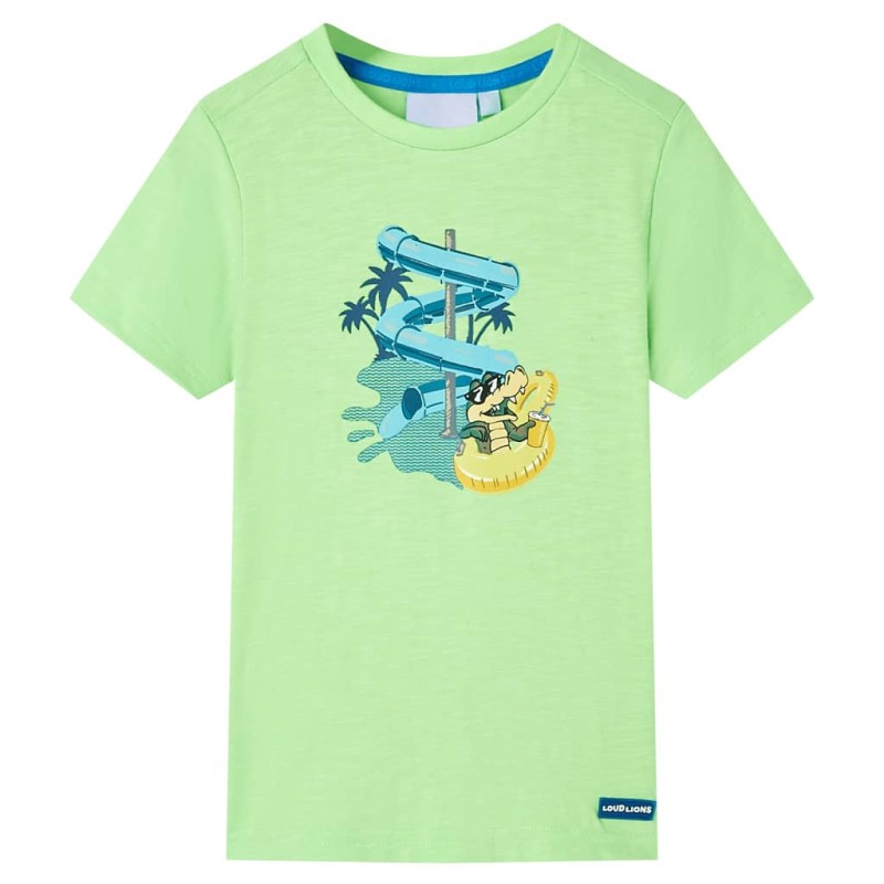 Kinder-T-Shirt Neongrün 116 Kinder-T-Shirt Neongrün 116