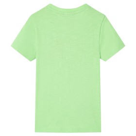 Kinder-T-Shirt Neongrün 116