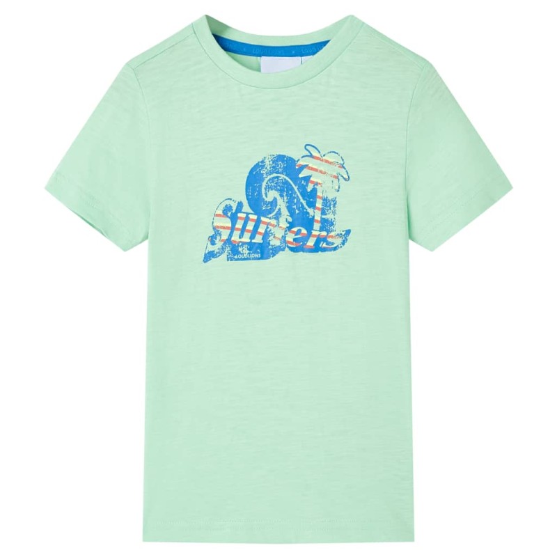 Kinder-T-Shirt Hellgrün 128 Kinder-T-Shirt Hellgrün 128