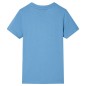 Kinder-T-Shirt Mittelblau 116 Kinder-T-Shirt Mittelblau 116