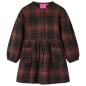 Kinderkleid mit Langen Ärmeln Cognac 104 Kinderkleid mit Langen Ärmeln Cognac 104