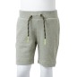 Kindershorts mit Kordelzug Hellkhaki Melange 140 Kindershorts mit Kordelzug Hellkhaki Melange 140