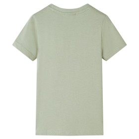 Kinder-Kurzarmshirt Hellkhaki 92