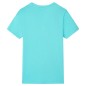 Kinder-Kurzarmshirt Aquablau 140 Kinder-Kurzarmshirt Aquablau 140