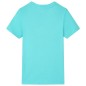 Kinder-Kurzarmshirt Aquablau 92 Kinder-Kurzarmshirt Aquablau 92