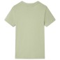 Kinder-Kurzarmshirt Hellkhaki 104 Kinder-Kurzarmshirt Hellkhaki 104