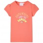 Kinder-T-Shirt Korallenrosa 128 Kinder-T-Shirt Korallenrosa 128