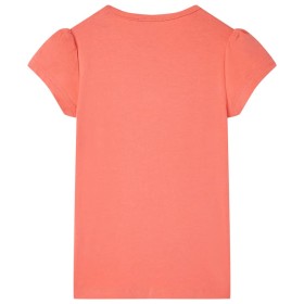 Kinder-T-Shirt Korallenrosa 128