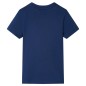 Kinder-Kurzarmshirt Dunkelblau 104 Kinder-Kurzarmshirt Dunkelblau 104